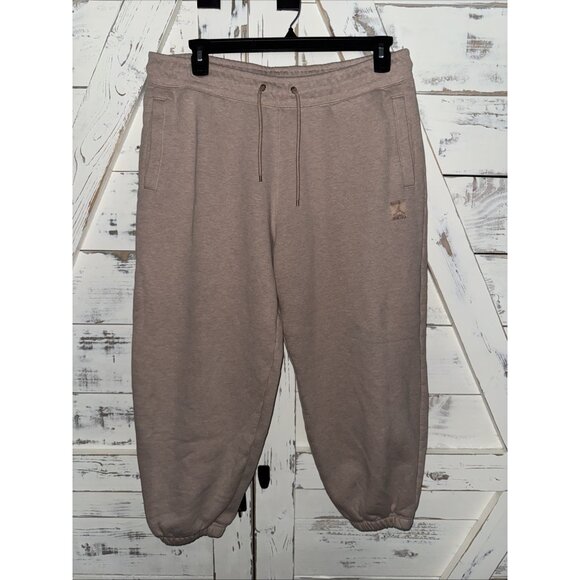 Jordan Flight Fleece Oatmeal Tan Beige Women's Pants, Size XL, FB5113-245 - Picture 5 of 13